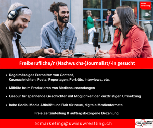 Freiberuflicher (Nachwuchs-)Journalist-in gesucht (Facebook-Beitrag) 